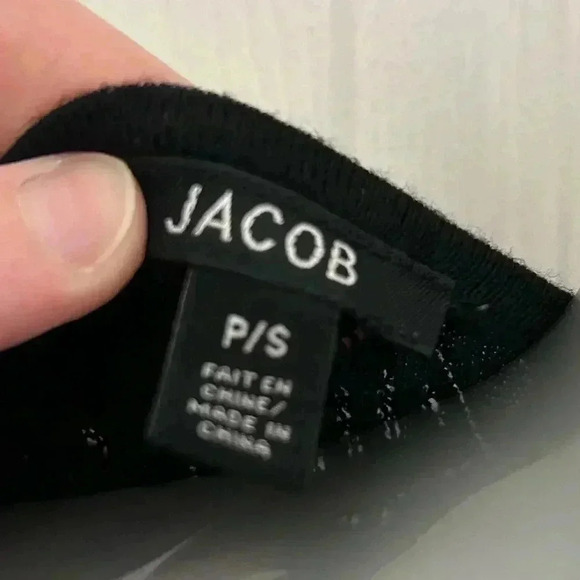 Jacob Black, Knit, Short-Sleeved Shirt with embroidery pattern, Sz Small - Picture 5 of 6